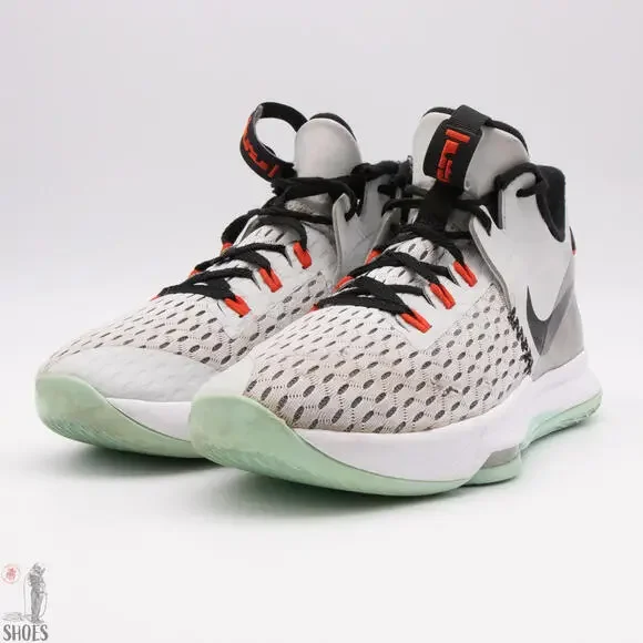 Nike LeBron Witness 5 Men's 'Pure Platinum Light Dew' Size 9.5 - Picture 4 of 13